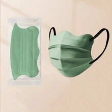 10pcs Women Disposable Multi-Color Face Mask, Fashionable, Breathable, UV-Protection - Multicolor - View 3