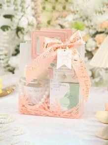 10 Stücke/1 Stück gefrostete transparente runde Handtasche, Valentinstag Geschenktüte, Hochzeitsgeschenktüte, Bonbon Brautjungfer Geschenktüte, Schmuckgeschäft Tasche, Brautjungfer Hochzeitsgeschenktüte, Geschenkverpackungstasche, Bekleidungsshoppingtasche süße Handtasche, Handtasche, Valentinstag Geschenktüte, geeignet für Valentinstagblumen, Influencer-Verkaufsstände, Hochzeitsgeschenke, Brautjungferngeschenke etc. - hergestellt aus PP-Material, Heimdekoration, Weihnachtsgeschenke, Haushaltsgeschenke, Raumdekoration, Muttertagsgeschenk