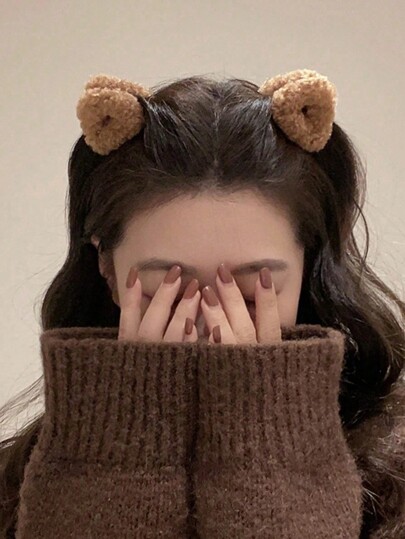 1pair Cute Plush Ear Shaped Hair Clip With A Bear Like Feel~Furry Ears, Small Grippers, Bangs, Hair Clips, Lamb Hair Clips, Cute Princess Hair Accessories, Hair Accessories Hair, Hair Accessory, Hair Accessories,Accessories, Hair Accessories Fall,Travel, Hair Tools,Accessories Women, Hair Stuff,Fall,Hair Accessories Travel,Hair Accessories,Accessories Women,Hair Accessory,Hair Accessories Women,Hair Tools,Hair Stuff,Stuff,Beauty Accessories,Gifts,Travel,Gifts For Women,Hair Stuff,Stocking Stuffers