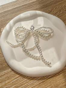 1 件仿珍珠蝴蝶结山茶花装饰鞋夹，高端串珠时尚 DIY 装饰品适合万圣节、日常搭配、芭蕾舞鞋、休闲鞋、女鞋、高跟鞋、乐福鞋、厚底运动鞋 - 彩色 - 查看 7