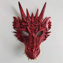 Men's Scary Dragon Mask - Perfect For Halloween, Costume Parties, And Masquerades - Realistic Design That Wows Everyone - Multicolor - View 8