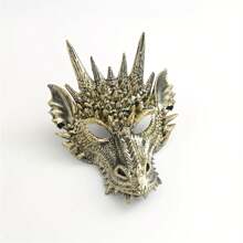 Men's Scary Dragon Mask - Perfect For Halloween, Costume Parties, And Masquerades - Realistic Design That Wows Everyone - Multicolor - View 6