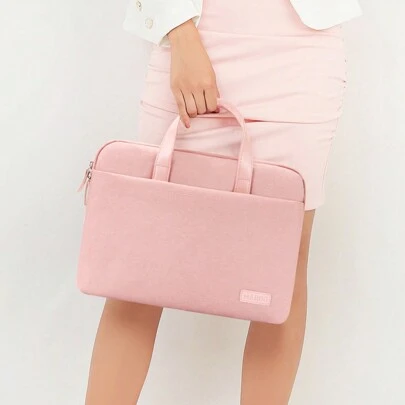 Ladies' 13.3" / 14" / 15.6" Laptop Bag Handbag Casual Business Briefcase A4 File Holder Laptop/Computer/Shoulder Bag Ins/Y99k Style Portable Women/Men/Girl/Boy/Female/Male Cute Waterproof Shockproof/Waterproof Bag Lightweight Portable Simplicity With Computer Compartment Large Capacity School Office Ladies Work Commute Multi-Function