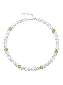 1 pieza Collar de béisbol unisex, collar de cuentas inspirado, collar de cristal - collar - Ver 10