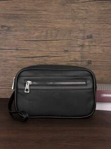 HOVI'S Cartera larga casual para el trayecto al trabajo, moda, gran capacidad, multifuncional, bolso de mano de viaje, regalo para el Día de San Valentín, bolsa de hombre, útiles escolares, bolsa de aseo, bolso de viaje, bolsa vintage, bolsa deportiva, regalo de cartera para hombre, bolso de embrague, bolsa de primavera