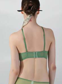 Women's New Multiple Wearing Methods Bra, Ultra Thin Gathering Lace Underwear, Lingerie