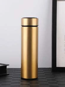 1pc Simple Stainless Steel Vacuum Insulated Water Bottle, Double Wall Business  Cup, Personalized Gift
