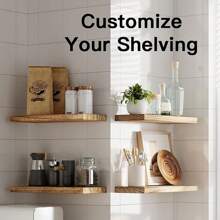 1/2pcs Space-Saving Wall-Mounted Spice Rack Easy Install, Compact Design For Kitchen & Bathroom Organization Halloween Gift Back To School Bathroom Accessories - Multicolor - View 5