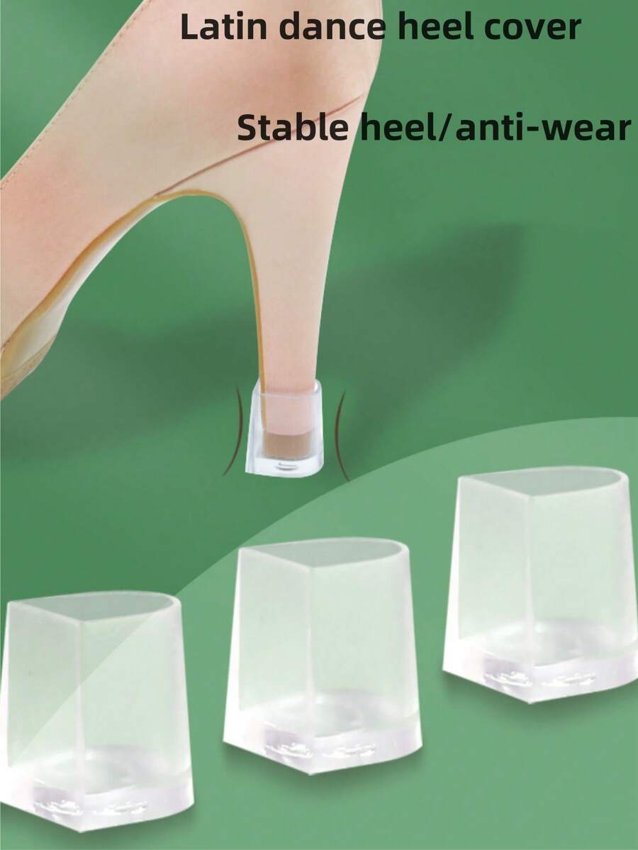 1/3双高跟鞋套，防滑拉丁纤细高跟舞鞋套，鞋子护理套，鞋子保护套，耐磨套