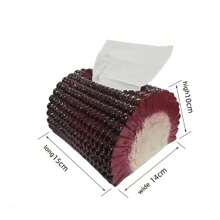 1 件创意逼真玉米形纸巾盒纸架，豪华家居装饰配件，适用于客厅、桌面 - 查看 3