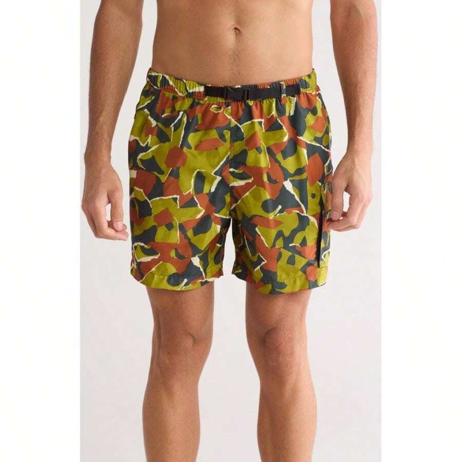 Nike Volley 5-Inch Swim Trunks - Moss - View 1