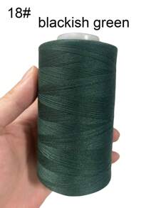 1 Rolo de Linha de Costura Doméstica 40/2 em 40 Cores, Preto e Branco, 3500 Jardas, para Artesanato em Roupas e Calças, Acessórios para Costura Manual, Linha de Costura DIY - Multicolorido - Ver 36