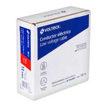 Cable THHW-LS 12 AWG rojo, Volteck, rollo de 100 m - Rojo - Ver 1