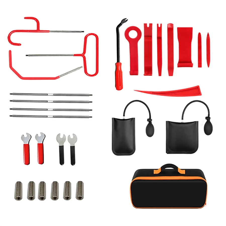Car Repair Tools 29 Kit Portable Car Tools Kit With Carry Pack For Cars And Trucks - Red - View 1