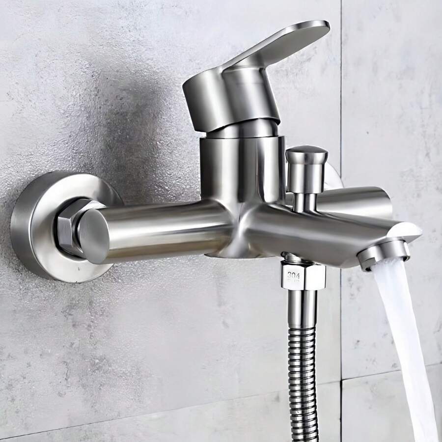 Shower Faucet Bathtub Faucet Stainless Steel Bathroom Faucet Hot And