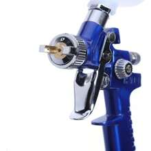 Pistola Pintura Pulverizadora Aire Comprimido Hvlp Pared Kit Vmingo - Azul - Ver 5