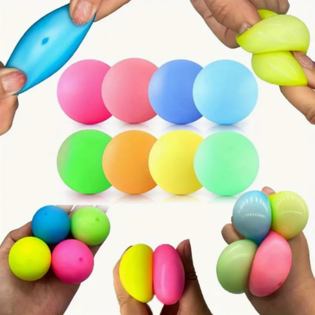 Color Changing Stress Balls Mini Squishy Balls For Stress Relief Sensory Fidget Toy For