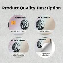 4 Sheets Laser Holographic Card Stickers - Cool Decorative Laser Skin Stickers For Credit Cards, Key Cards, Debit Cards, Etc. Ultra Thin, Waterproof, Scratch Resistant, Non-Slip