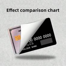 4 Sheets Laser Holographic Card Stickers - Cool Decorative Laser Skin Stickers For Credit Cards, Key Cards, Debit Cards, Etc. Ultra Thin, Waterproof, Scratch Resistant, Non-Slip