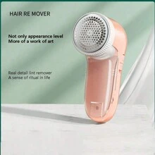 Usb Powered Lint Remover, Portable Fabric Shaver Clothes Fuzz Razor, Sweater Shaver For Clothing, Couch, Carpet, Curtain - Pink - View 8