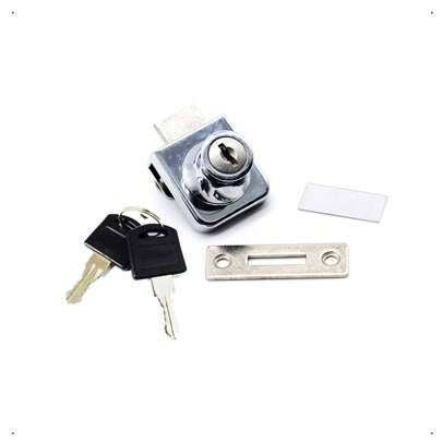 Fechadura Simples Para Porta De Vidro Com Chave