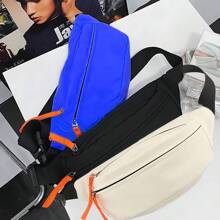 Bag Shoulde Waist Chest Crossbody Bag Men Women Adjustable Strap - 黑色 - 查看 10