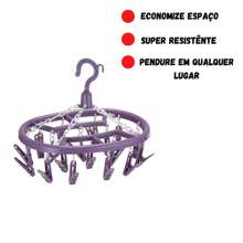 Varal De Calcinhas Roupas Intimas Cueca Para Calcinha Meia 18 Prendedores Oval De Apartamento Lavanderia