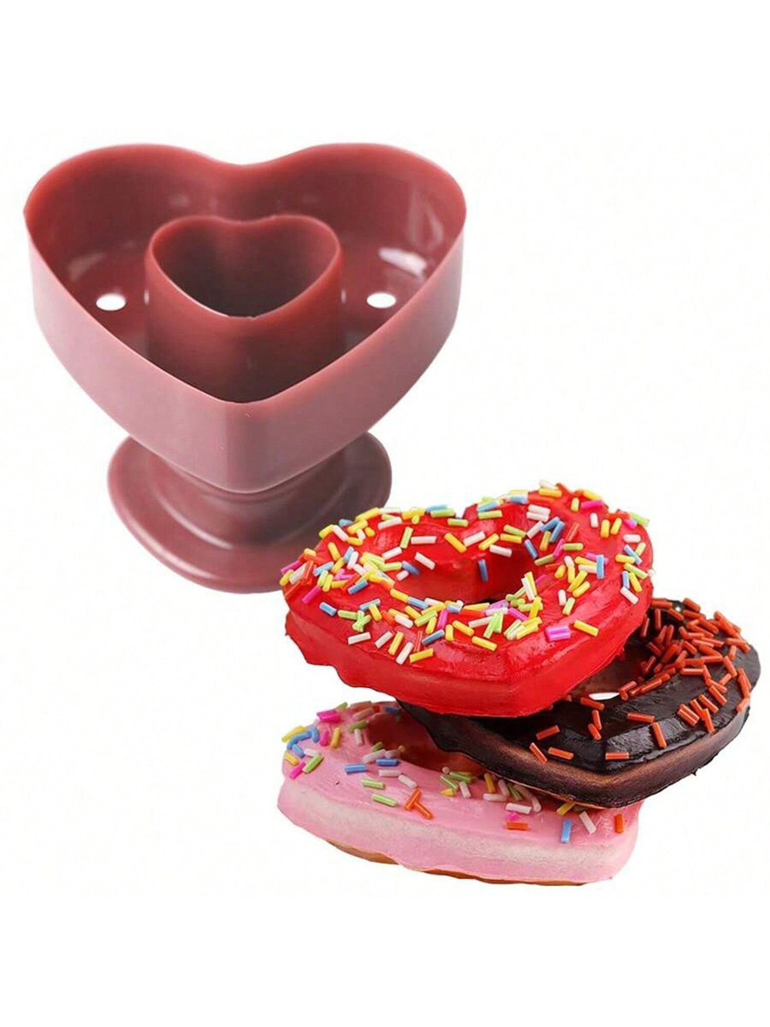 قوالب الكعك المطبوعة برسوم الدونات قطعة واحدة، اكس...