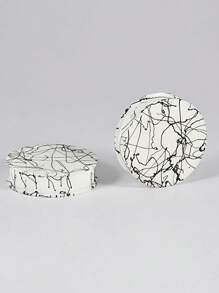 PAIR Silicone Ear Gauge Flexible Soft Double Flared Saddle Ear Plugs Cool Lines Ear Stretchers Tunnels Expanders Body Jewelry - As Shown - View 63