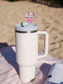 5个可重复使用的可爱硅胶吸管套，防尘，适用于各种杯子，包括牛仔帽、趣味女牛仔吸管装饰、牛仔靴吸管套，适合日常生活、旅行和生日派对等场合。 - 彩色 - 查看 3