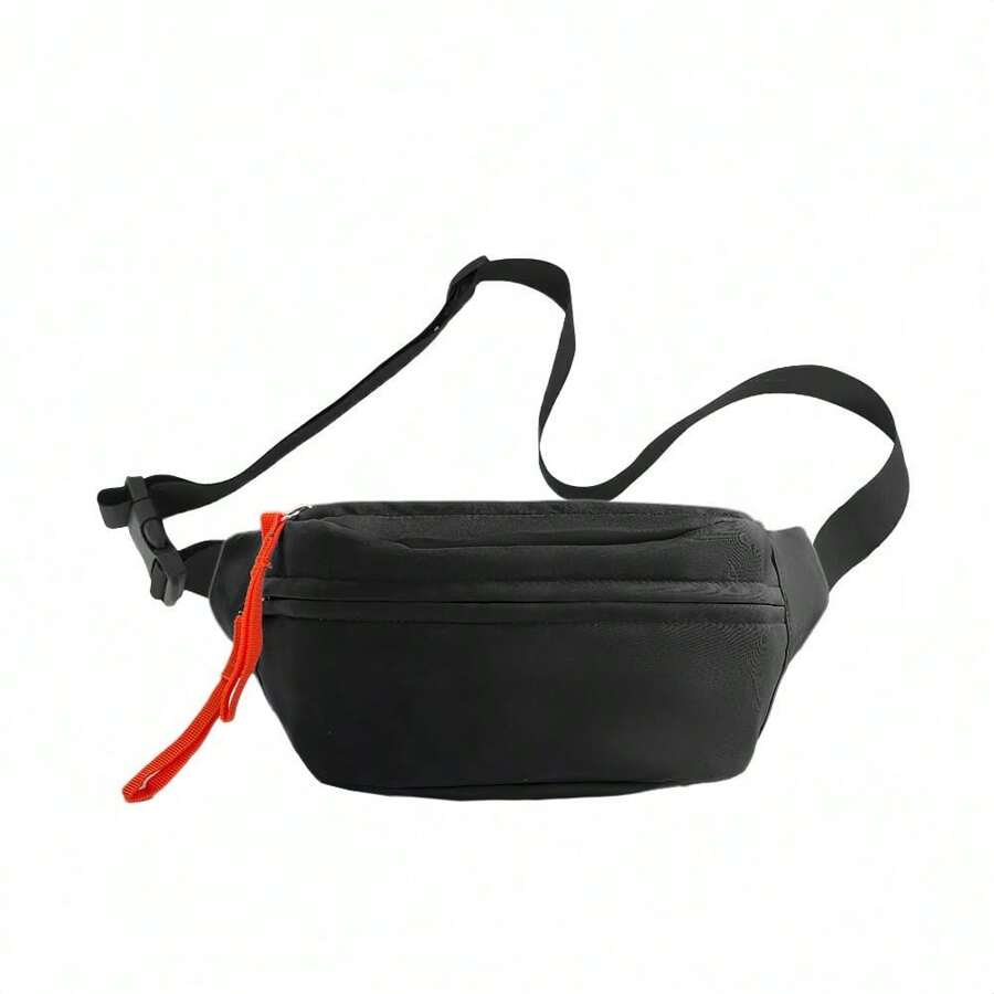 Bag Shoulde Waist Chest Crossbody Bag Men Women Adjustable Strap - 黑色 - 查看 1
