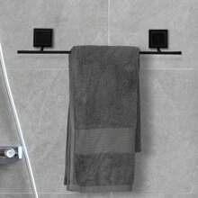 Wall Mount Bathroom Towel Holder 3M Bath Towel Rack Without Hole Premium Arthi - màu đen - Xem 3
