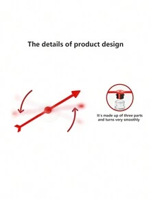 12pcs Arrow Spinner Suction Cup Arrow Rotating Pointer Toy Classroom Activities Family Party Learning Games, Students, Kindergarten, Teaching Aids - Multicolor - View 7