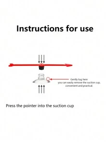 12pcs Arrow Spinner Suction Cup Arrow Rotating Pointer Toy Classroom Activities Family Party Learning Games, Students, Kindergarten, Teaching Aids - Multicolor - View 6