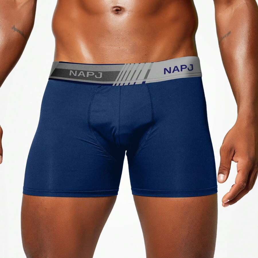 Kit 10 NAPJ Plain Boxer Briefs For Men - Nhiều màu - Xem 1