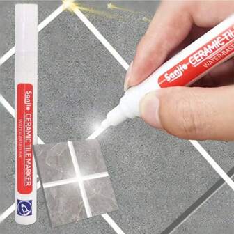 厨房瓷砖接缝修补笔、浴室卫生间补漆笔、墙面地板防水防霉