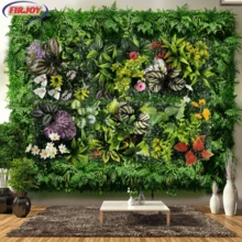 FIRJOY 1PC Mô phỏng Cây xanh trang trí tường ngoài trời Milan, Mô phỏng kết hợp bãi cỏ Milan, Cây nhân tạo bằng nhựa, Chống tia cực tím, Cây xanh trang trí trong nhà, Trang trí ban công, Trang trí đạo cụ nền chụp ảnh, Mô phỏng trang trí kết hợp cây xanh, Thích hợp cho cảnh trong nhà, ngoài trời và đám cưới, Trang trí nhà cửa và sân vườn. - nhiều màu - Xem 2