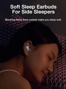 GENAI Mini Sleep Headphones, Wireless Earbuds 5.3 In Ear Light-Weight Headphone Built-In Microphone, IPX5 Waterproof, Immersive Premium Sound Perfect For Sleeping, Workout, Jogging, Yoga,Insomnia, Air Travel, Meditation - 彩色 - 查看 7