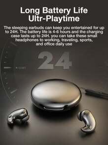 GENAI Mini Sleep Headphones, Wireless Earbuds 5.3 In Ear Light-Weight Headphone Built-In Microphone, IPX5 Waterproof, Immersive Premium Sound Perfect For Sleeping, Workout, Jogging, Yoga,Insomnia, Air Travel, Meditation - 彩色 - 查看 10