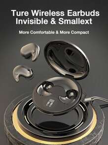 GENAI Mini Sleep Headphones, Wireless Earbuds 5.3 In Ear Light-Weight Headphone Built-In Microphone, IPX5 Waterproof, Immersive Premium Sound Perfect For Sleeping, Workout, Jogging, Yoga,Insomnia, Air Travel, Meditation - 彩色 - 查看 2