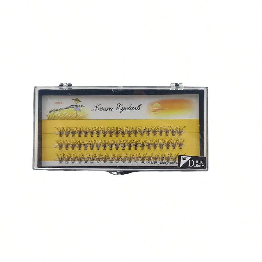 Knotless Tufted Eyelashes 10d 10mm Nesura Eyelash - 自然纖長款 - 查看 1