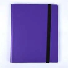 Album per raccoglitori di carte da gioco, decorazioni natalizie, 9 tasche per pagina, raccoglitore di carte da hockey, raccoglitore di carte da baseball con alloggiamenti laterali, 20 fogli, 360 slots per carte da gioco per sport come calcio e basket