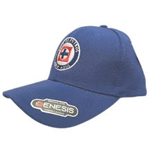 Gorra del Cruz Azul logo bordado - azul real - Ver 3