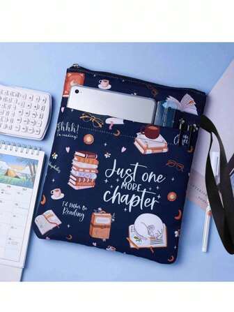 开学季新篇章 送礼佳品，带拉链和前袋的书套，平装书套，以及爱书人士的开学礼物，学校用品