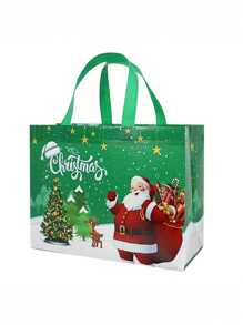 可爱卡通派对厚无纺布手提袋，适用于零售店、精品店、超市 - 彩色 - 查看 4