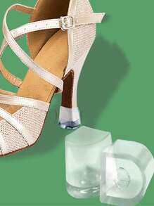 1/3双高跟鞋套，防滑拉丁纤细高跟舞鞋套，鞋子护理套，鞋子保护套，耐磨套