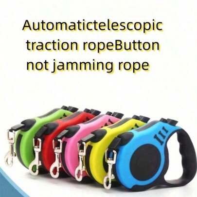 1 Stück, automatische einziehbare Hundeleine, tragbare Hundeleine, geeignet für kleine und mittelgroße Hunde