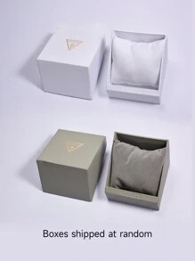 Guess FriendsWithYou 数字手表 男女通用腕表 时尚手表 带皮革表带，黄色 V1059M1