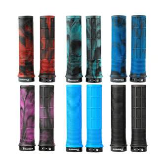 1Pair/2pcs Camouflage Color MTB Bicycle Handlebar Grips Shock Absorbing Bike Sleeves Durable And Lightweight For Men Women TPR Grips With Anti-Slip Textured Surface And Aluminum Alloy Locking End Caps Cycling Accessories For 21.8 Front Handlebars Mountain Bike Road Bike And Commuter Bike