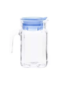 Iglo Jarra De Vidrio De 500 Ml jarra de vidrio iglo 500 ml bebida fría caliente resistente diseño moderno tapa hermética cocina uso diario fácil limpiar - transparente - Ver 1